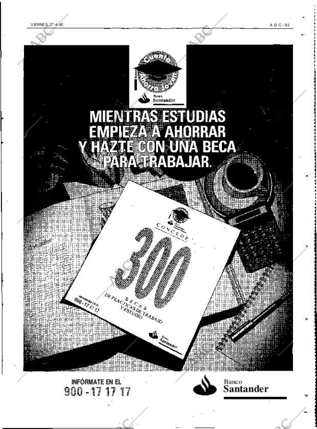 ABC MADRID 27-04-1990 página 83