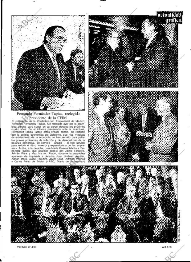 ABC MADRID 27-04-1990 página 9