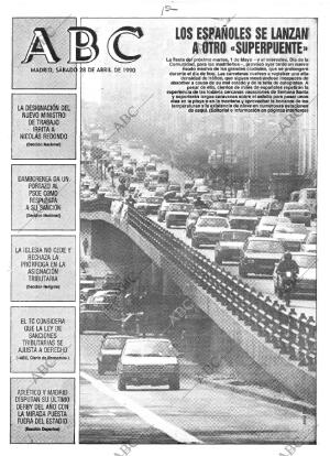 ABC MADRID 28-04-1990 página 1