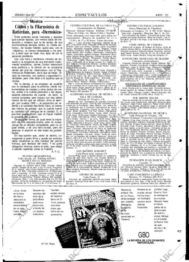 ABC MADRID 28-04-1990 página 101