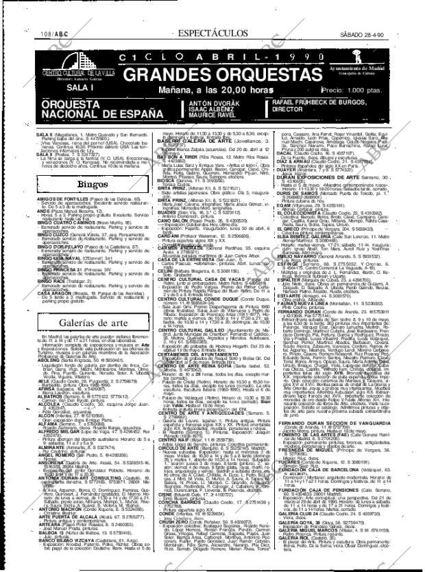ABC MADRID 28-04-1990 página 108