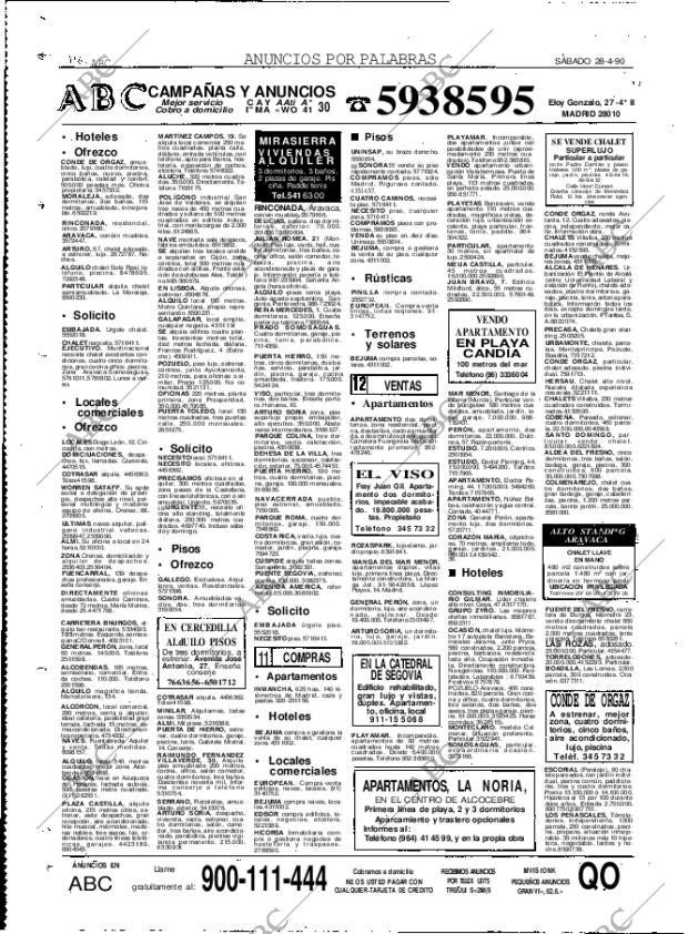 ABC MADRID 28-04-1990 página 116