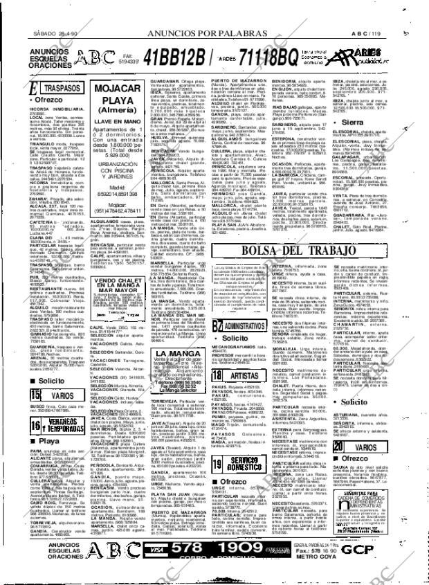 ABC MADRID 28-04-1990 página 119