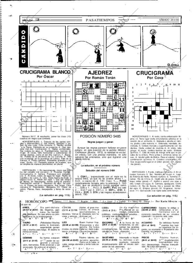 ABC MADRID 28-04-1990 página 122