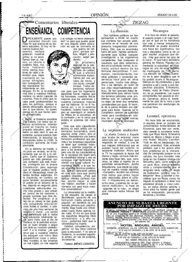 ABC MADRID 28-04-1990 página 18