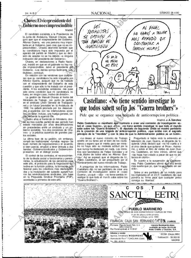ABC MADRID 28-04-1990 página 24