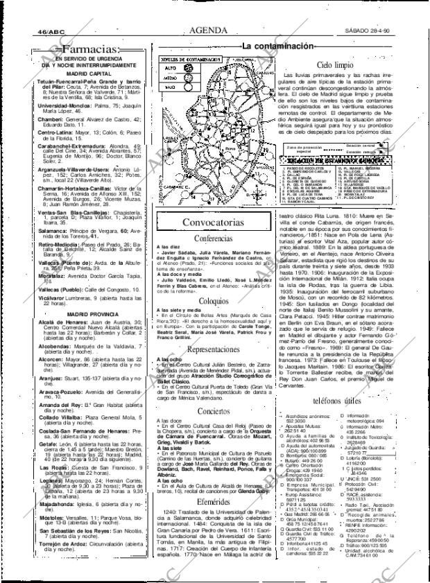 ABC MADRID 28-04-1990 página 46