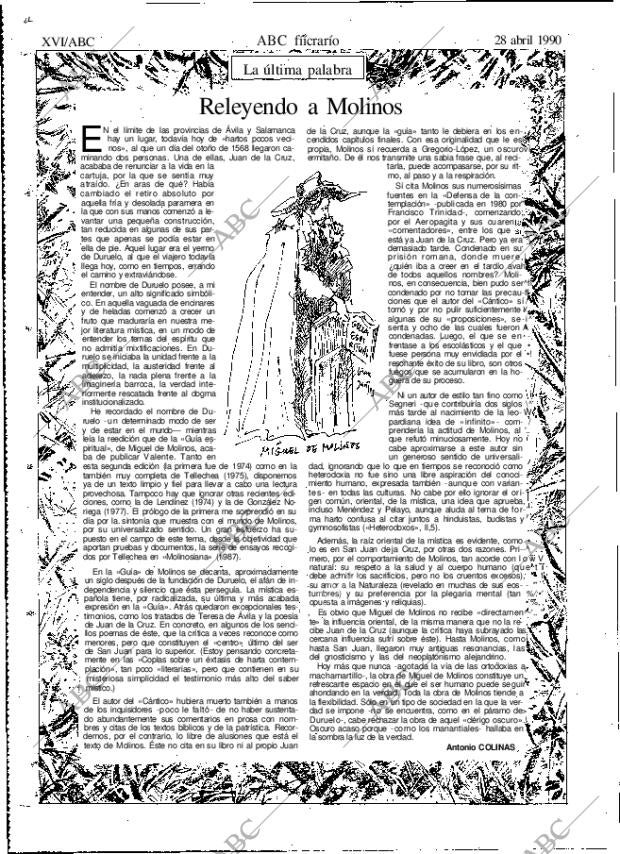 ABC MADRID 28-04-1990 página 76