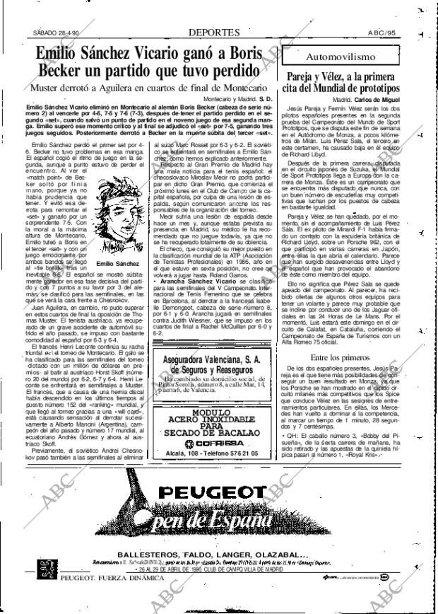 ABC MADRID 28-04-1990 página 95