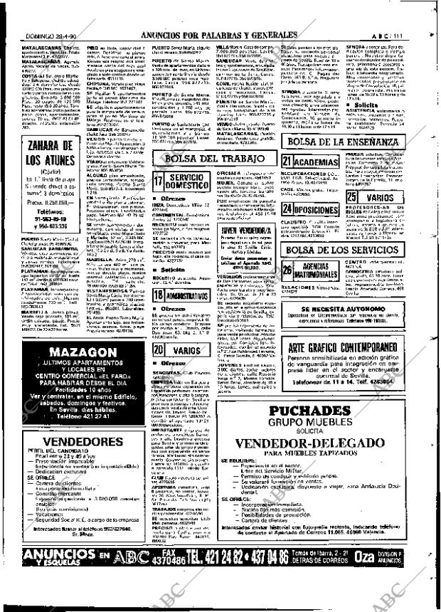 ABC SEVILLA 29-04-1990 página 111