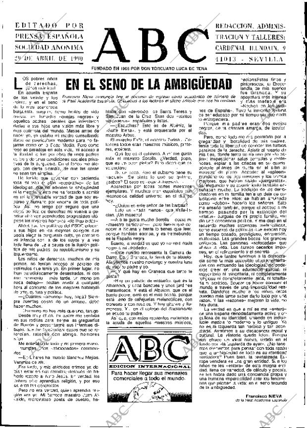 ABC SEVILLA 29-04-1990 página 3