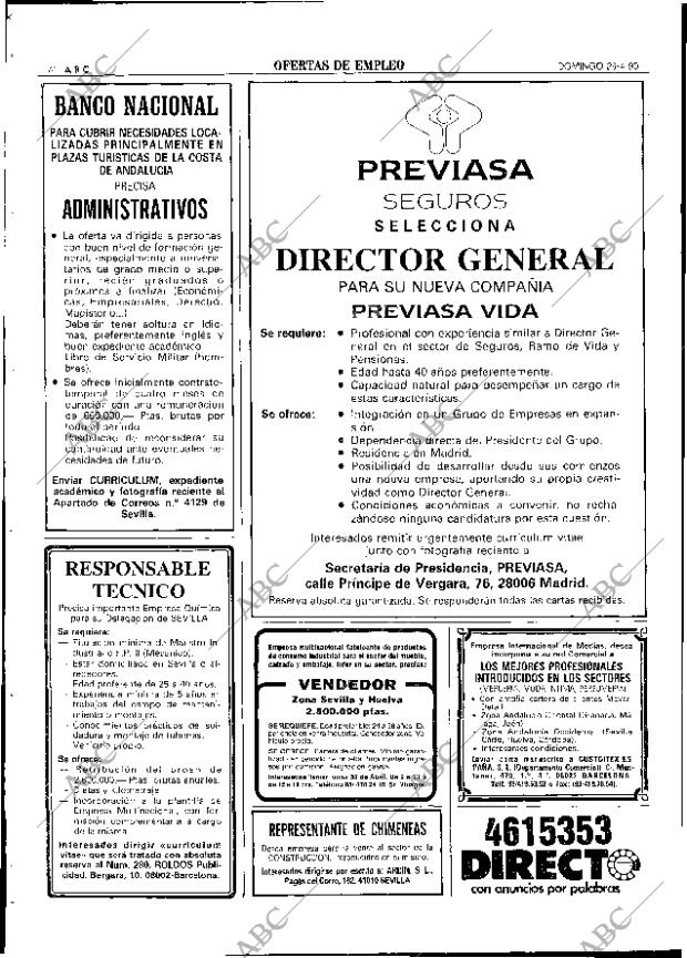 ABC SEVILLA 29-04-1990 página 74
