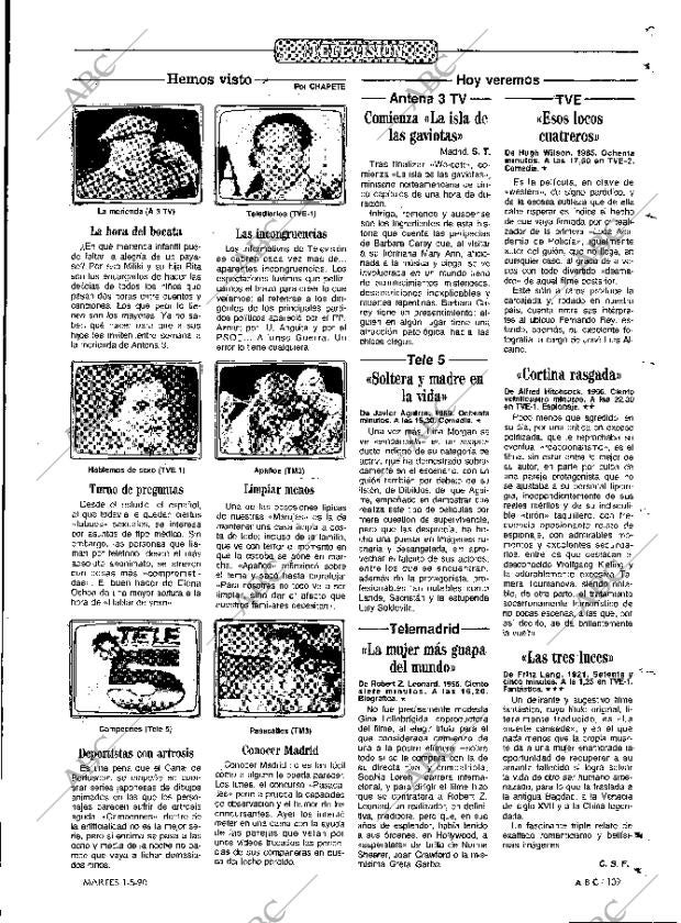 ABC MADRID 01-05-1990 página 109
