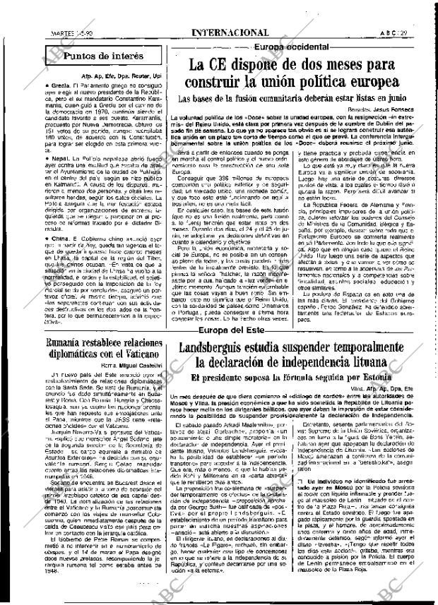ABC MADRID 01-05-1990 página 29