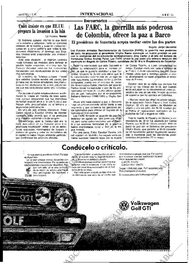 ABC MADRID 01-05-1990 página 31