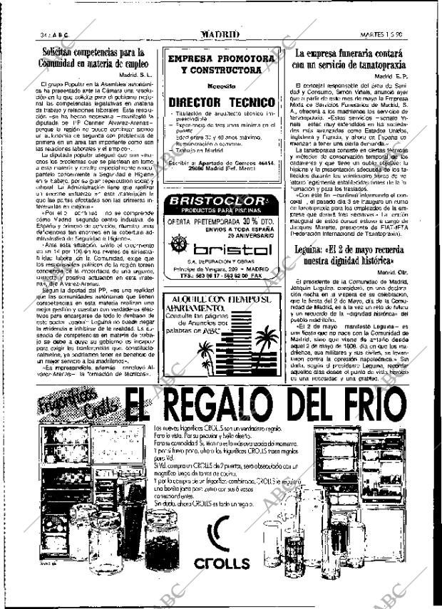 ABC MADRID 01-05-1990 página 34