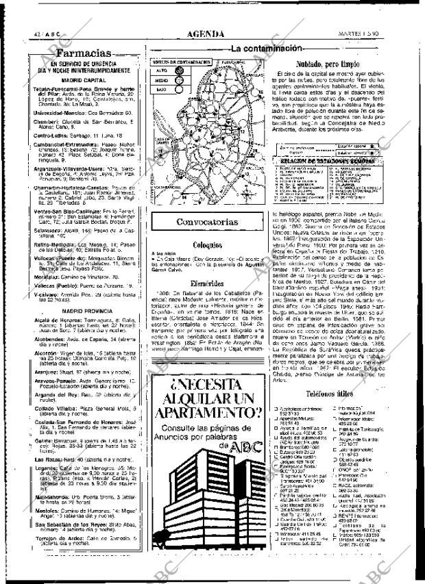 ABC MADRID 01-05-1990 página 42
