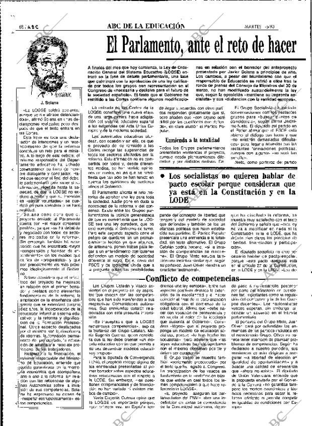 ABC MADRID 01-05-1990 página 68