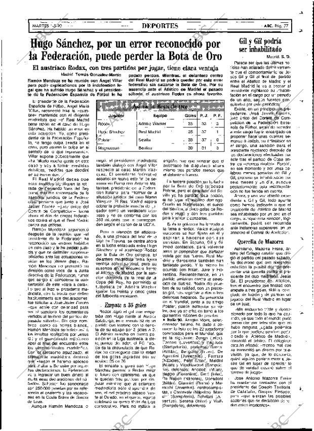 ABC MADRID 01-05-1990 página 77