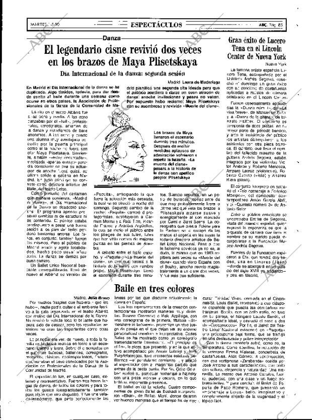ABC MADRID 01-05-1990 página 85