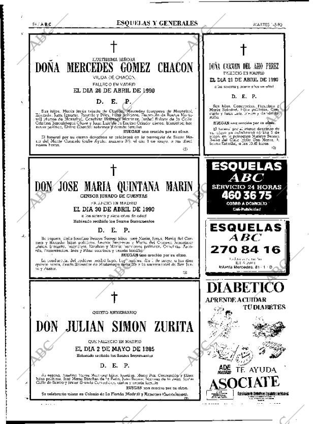 ABC MADRID 01-05-1990 página 94