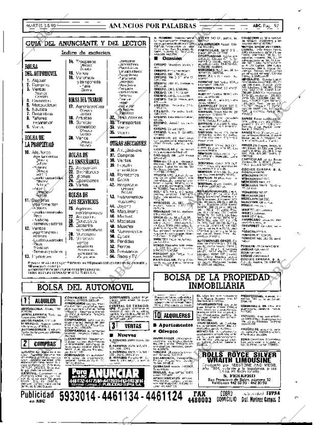 ABC MADRID 01-05-1990 página 97