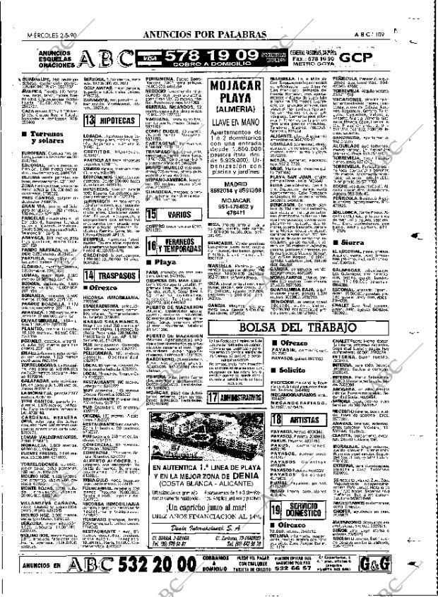 ABC MADRID 02-05-1990 página 109
