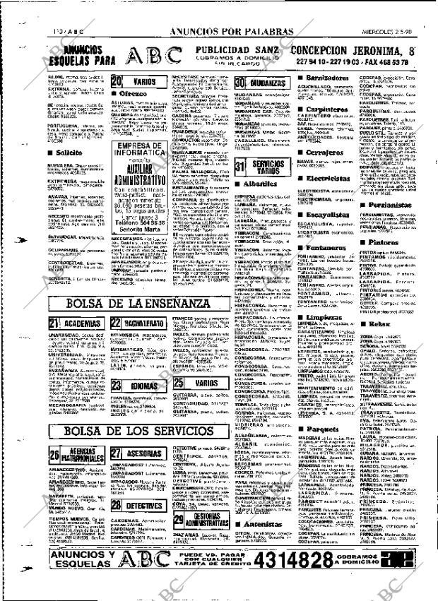 ABC MADRID 02-05-1990 página 110
