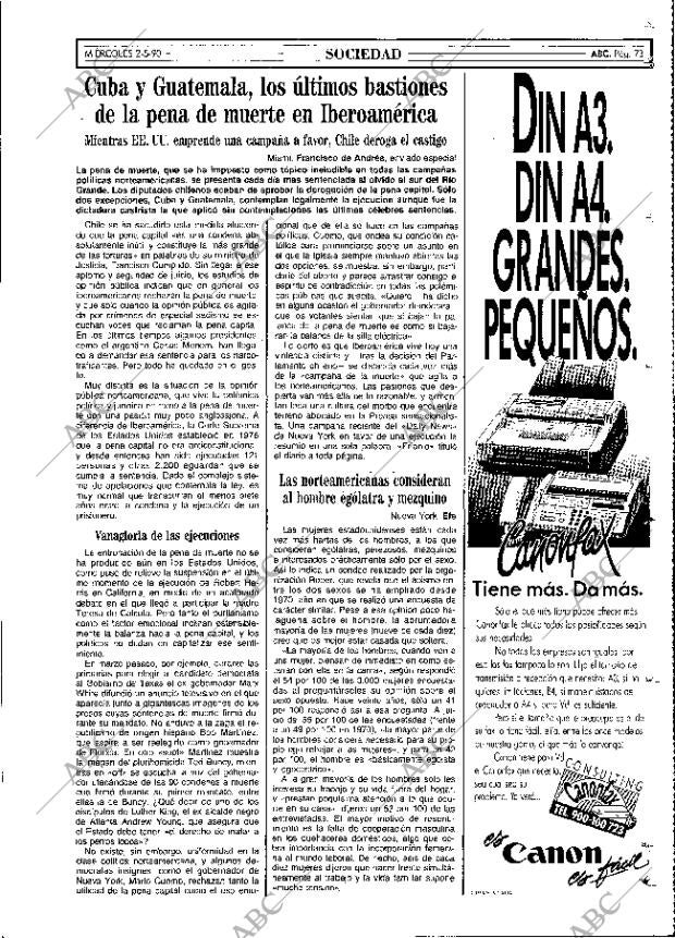 ABC MADRID 02-05-1990 página 73