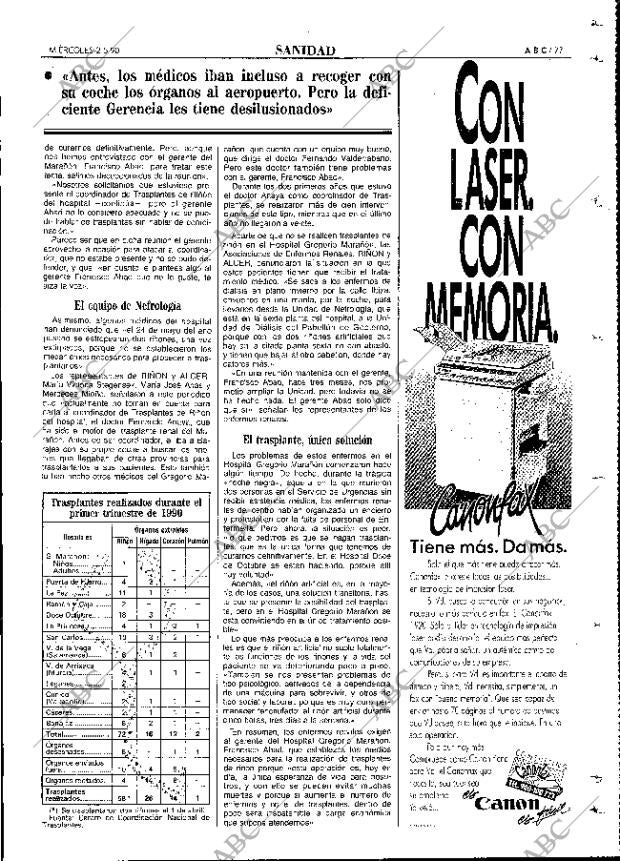 ABC MADRID 02-05-1990 página 77