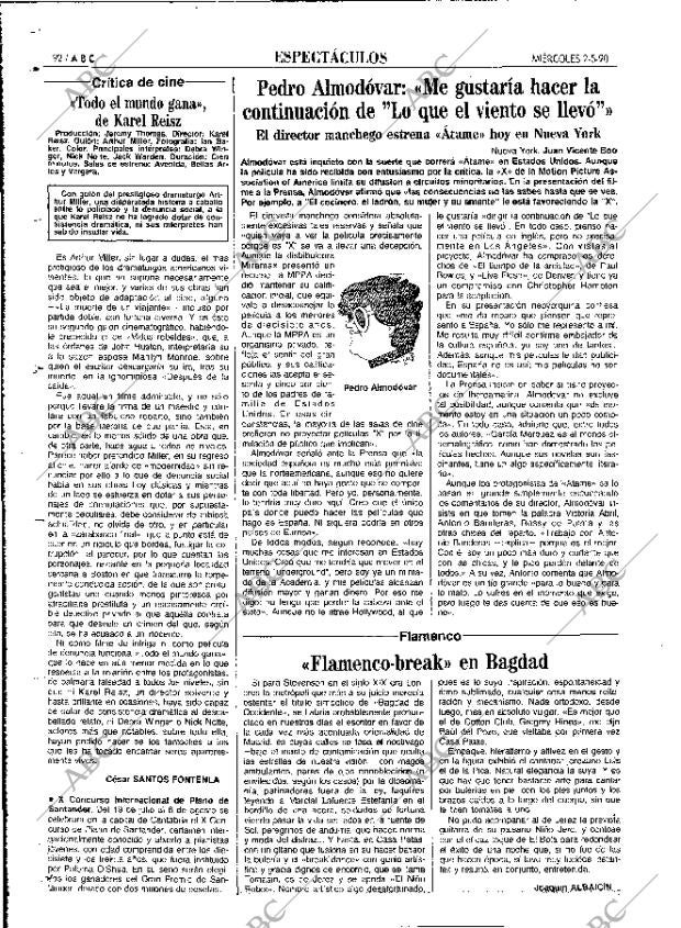 ABC MADRID 02-05-1990 página 92