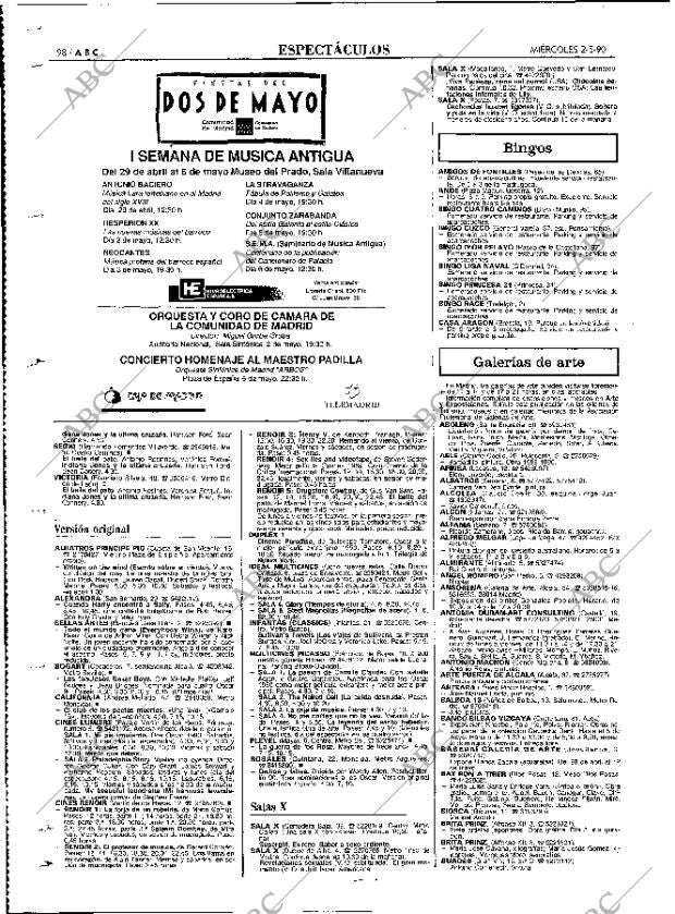 ABC MADRID 02-05-1990 página 98