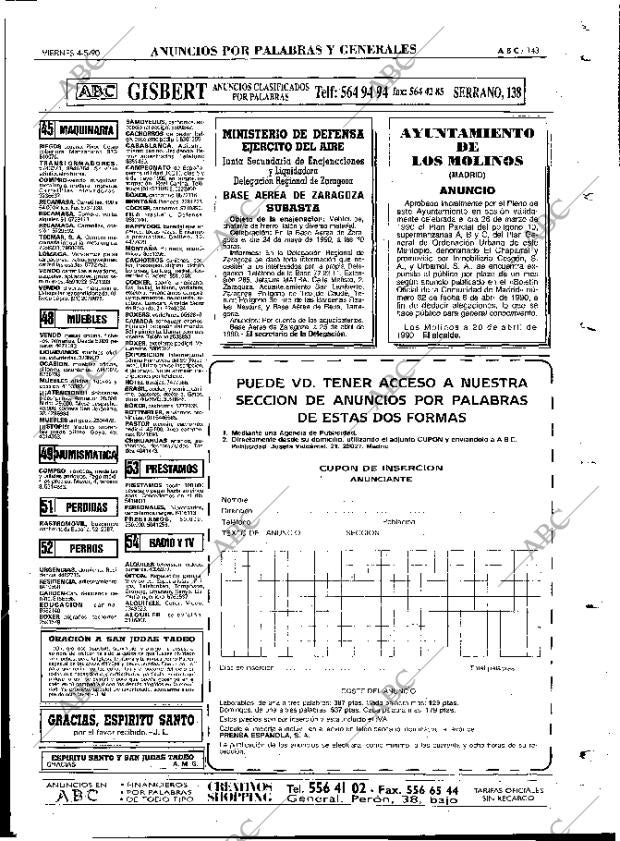 ABC MADRID 04-05-1990 página 143