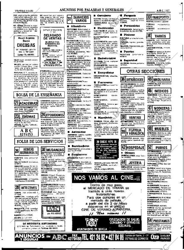ABC SEVILLA 04-05-1990 página 107