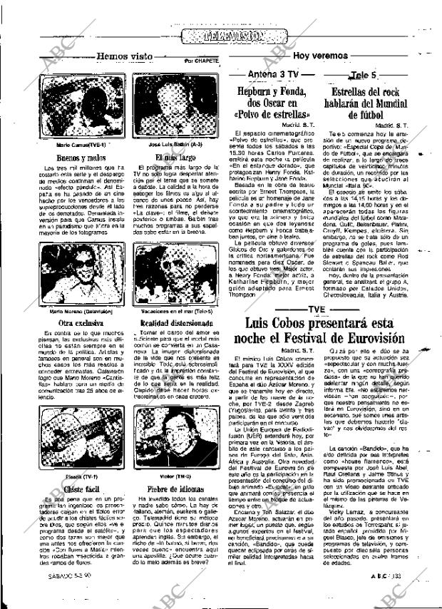 ABC MADRID 05-05-1990 página 133