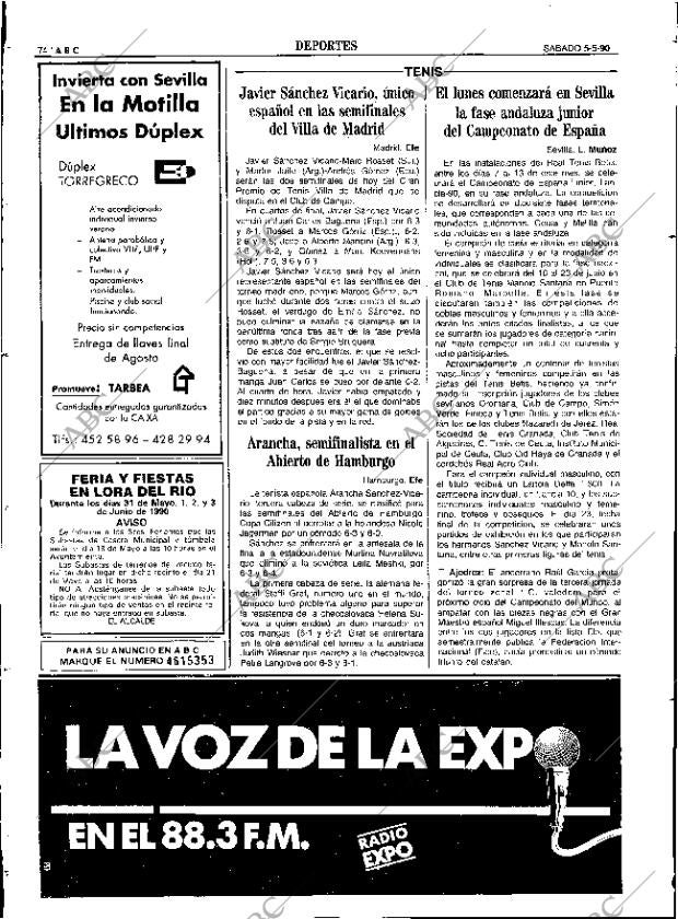 ABC SEVILLA 05-05-1990 página 82