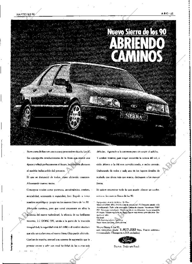 ABC MADRID 08-05-1990 página 65