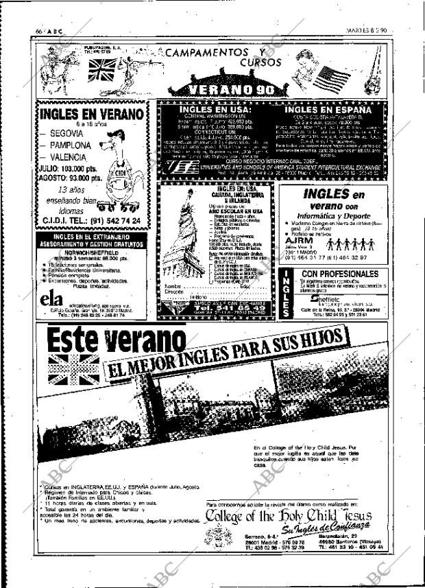 ABC MADRID 08-05-1990 página 66