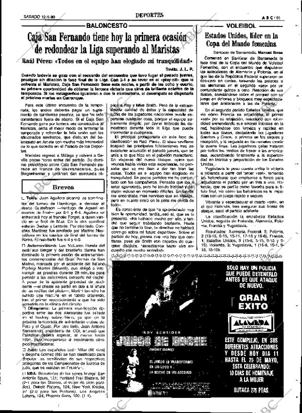 ABC SEVILLA 12-05-1990 página 89