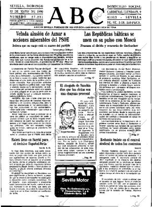 ABC SEVILLA 13-05-1990 página 11