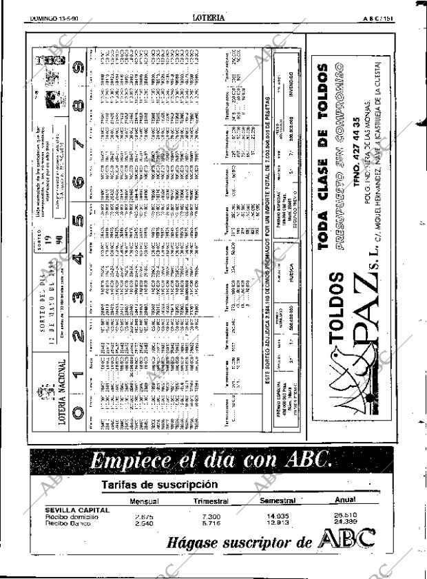 ABC SEVILLA 13-05-1990 página 151