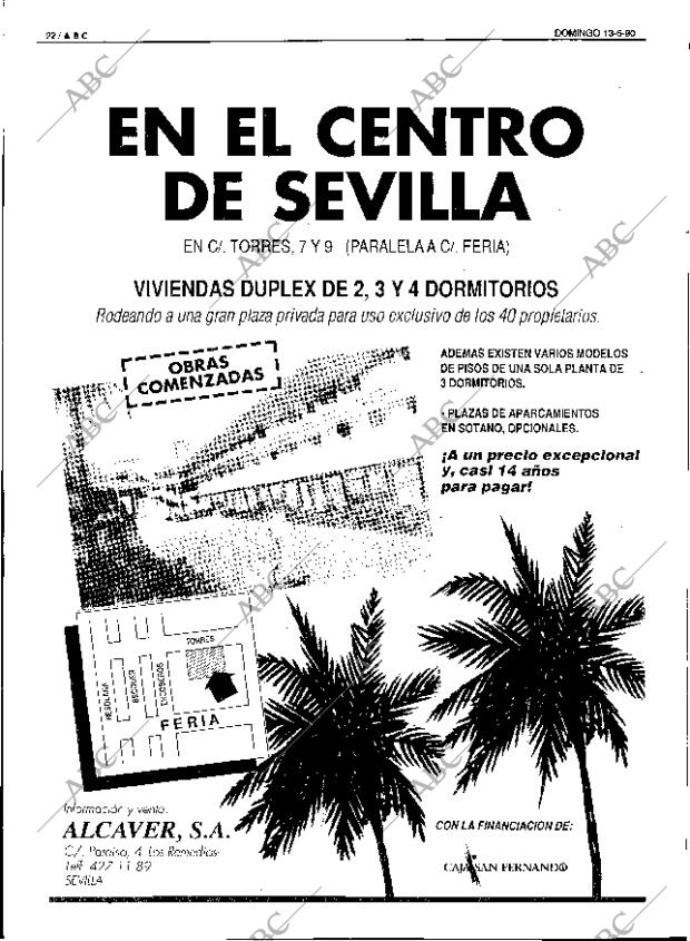 ABC SEVILLA 13-05-1990 página 22