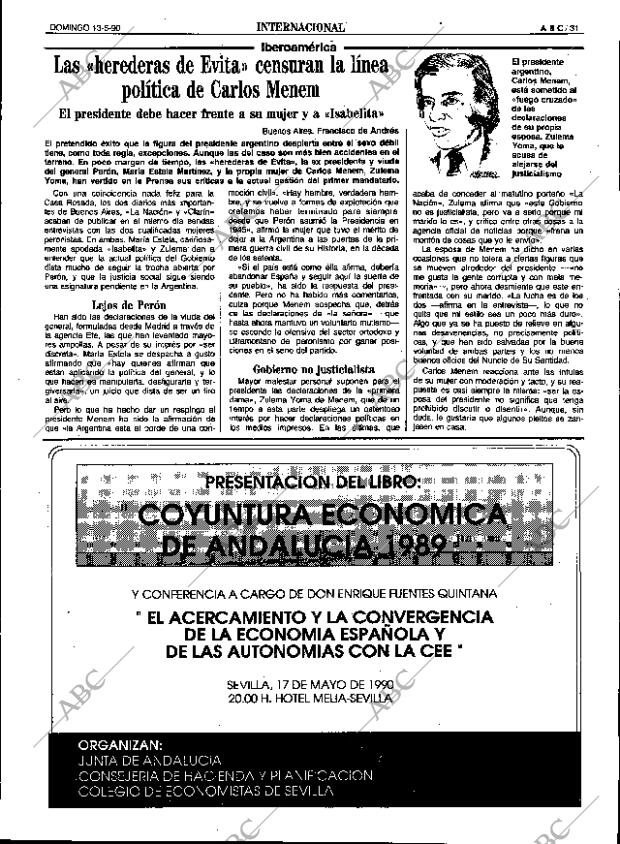 ABC SEVILLA 13-05-1990 página 31