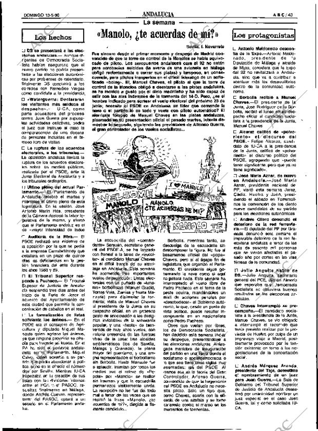 ABC SEVILLA 13-05-1990 página 43