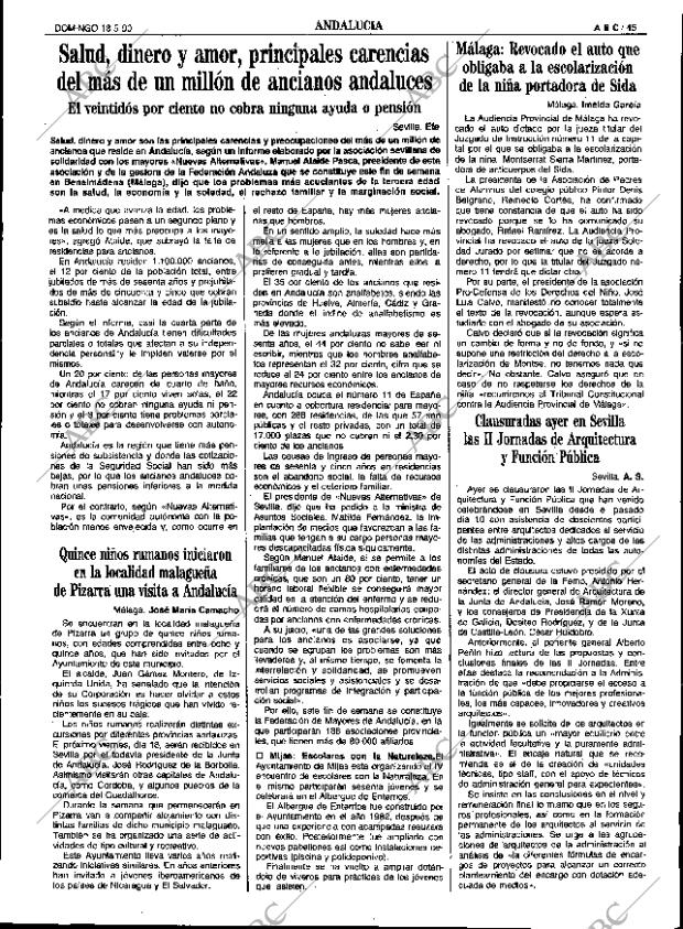 ABC SEVILLA 13-05-1990 página 45