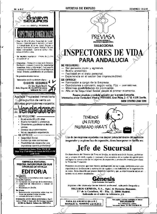 ABC SEVILLA 13-05-1990 página 88