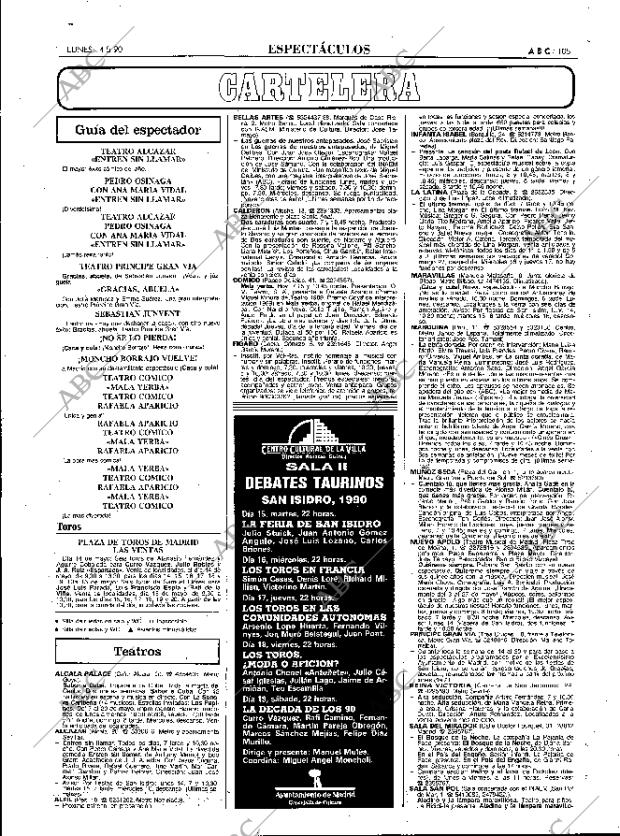 ABC MADRID 14-05-1990 página 105