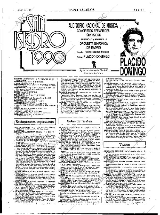 ABC MADRID 14-05-1990 página 111
