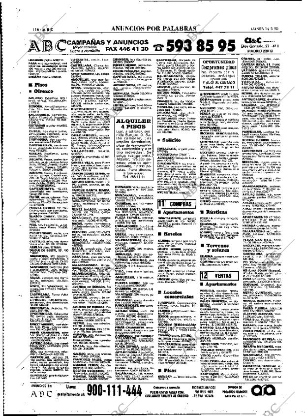 ABC MADRID 14-05-1990 página 118