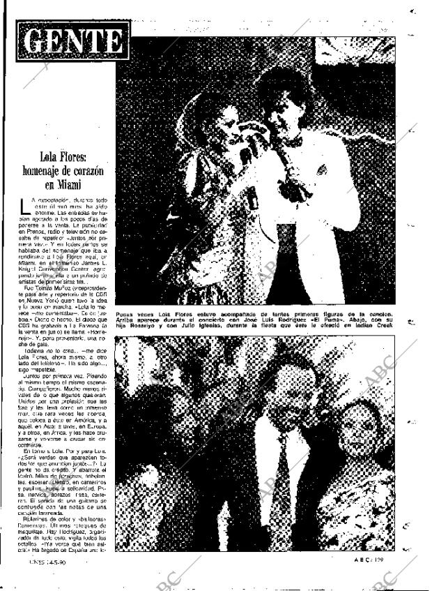 ABC MADRID 14-05-1990 página 129